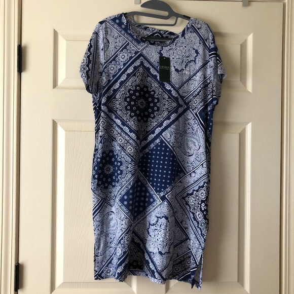 NWT Lauren Ralph Lauren Chemise Medium - Picture 5 of 9